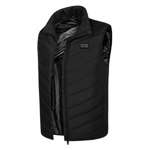Ribbon Unisex Adult Eskimo Padded Vest / Black